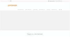 Desktop Screenshot of pointpeople.se